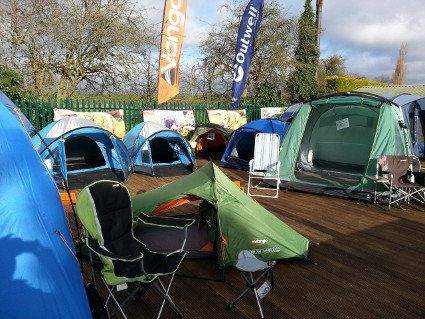Shepperton tent display